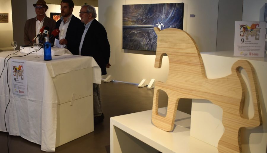 Soria acoge un concurso exposición al aire libre de ‘caballos’ de Soria personalizados por nueve artistas y promovido por la Galería CortabiArte
