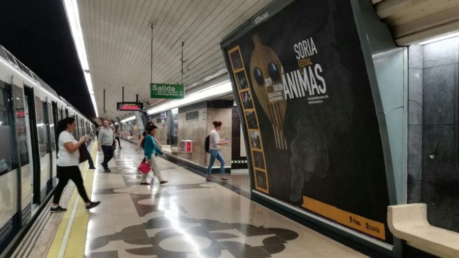 Soria promociona el Festival de las Ánimas en el Metro de Madrid y en mupis de Logroño, Vitoria y Zaragoza