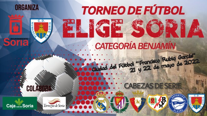 C. D. Numancia y Ayuntamiento de Soria reúnen este fin de semana en la Ciudad Deportiva a los mejores benjamines del fútbol provincial y nacional
