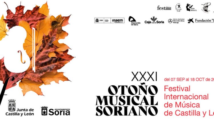 Joaquín Achúcarro, Ainhoa Arteta, Martin Fröst, Vicente Amigo, I Musici y un estreno absoluto: el Otoño Musical Soriano – Festival Internacional de Castilla y León presenta su 31ª edición